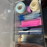 Organizing box with lid for lash products